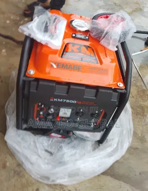 New 5.0kva (100% Copper, Model -Km7500io) Kemage Generator