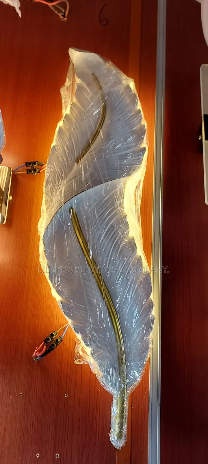 Royal Decorative Flower Design Led Light Wall Piece
