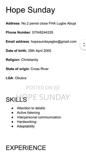 Looking for a Job