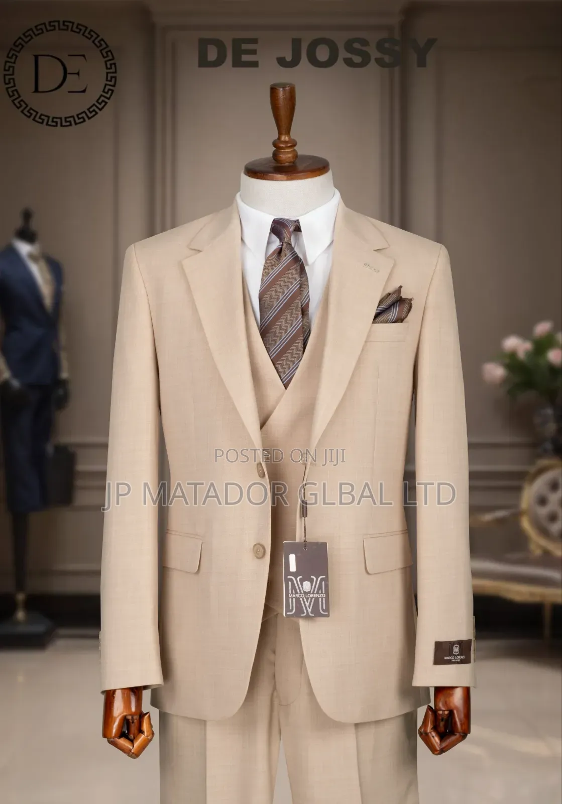 3pcs Italian Marco Lorenzo Suits Set