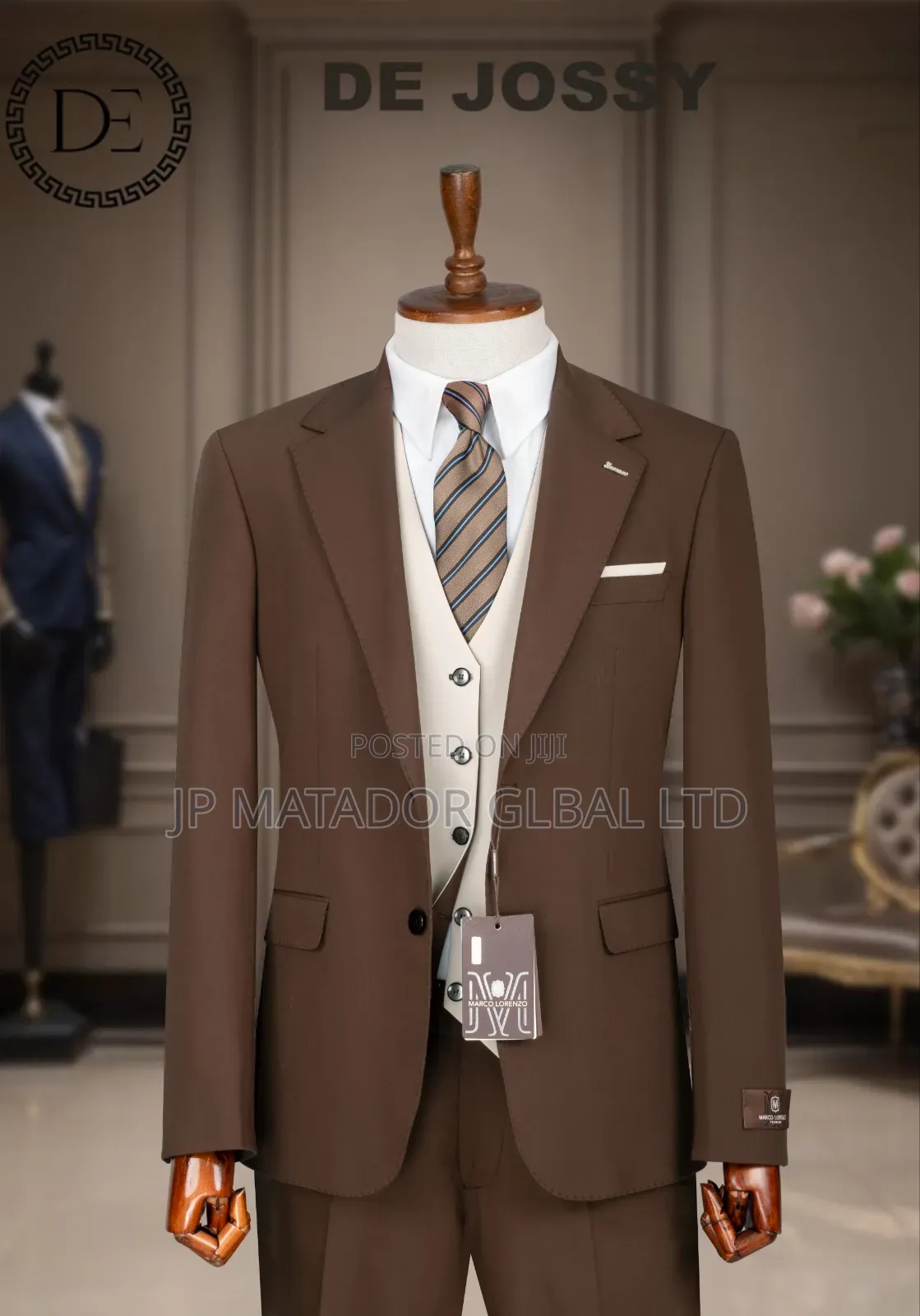 3pcs Italian Marco Lorenzo Suits Set