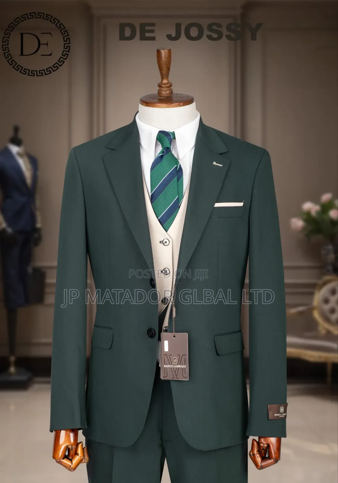 3pcs Italian Marco Lorenzo Suits Set