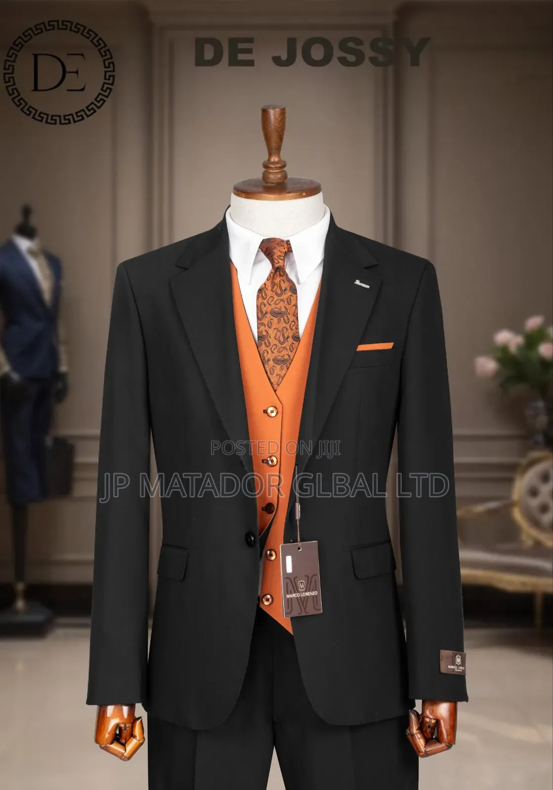 3pcs Italian Marco Lorenzo Suits Set