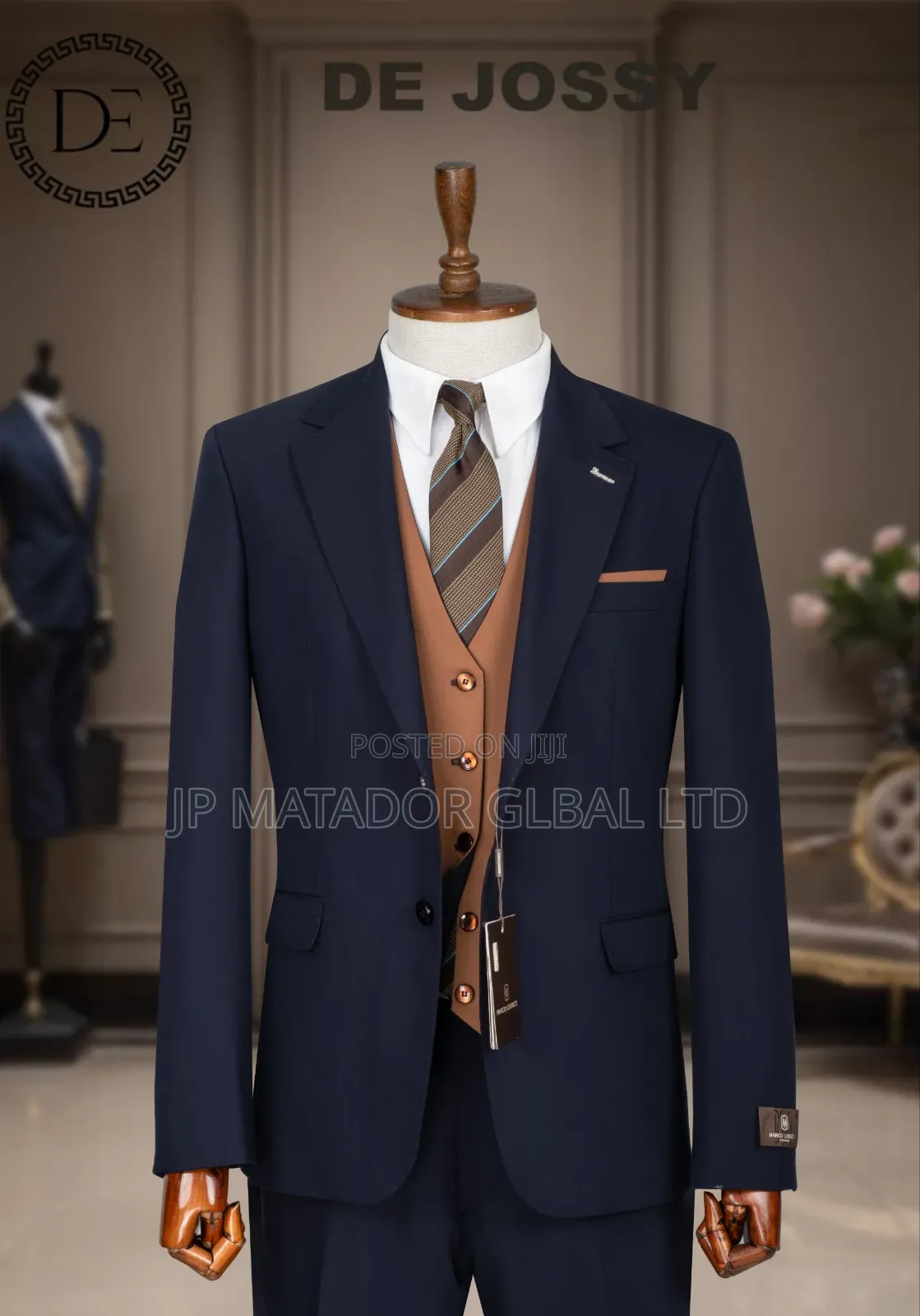 3pcs Italian Marco Lorenzo Suits Set