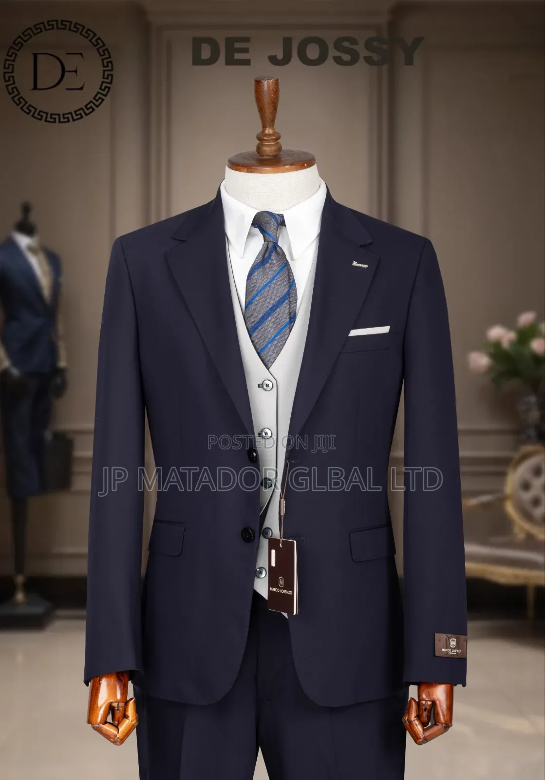 3pcs Italian Marco Lorenzo Suits Set