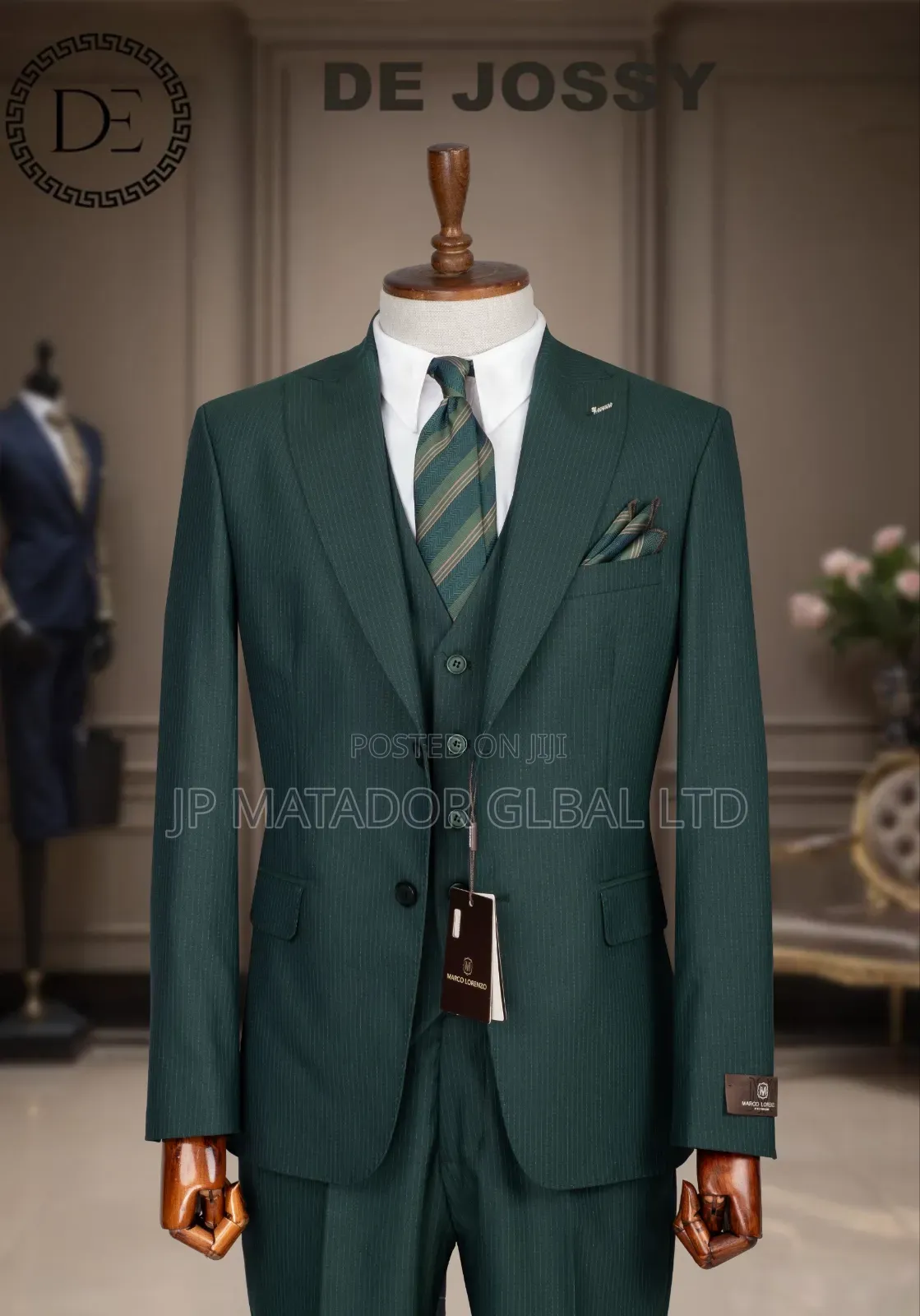 3pcs Italian Marco Lorenzo Suits Set