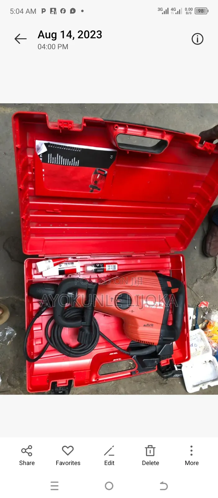 Te700 Hilti Machine Braker