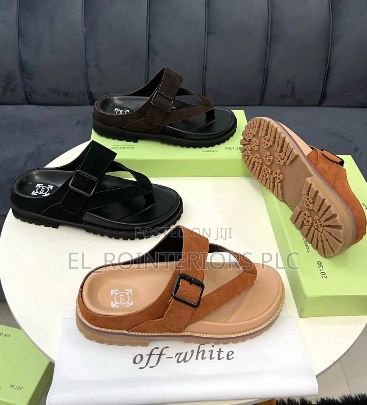 Off-White Premium Slides