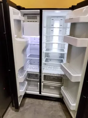 Black Samsung Inverter Side-by-side Fridge With Dispenser