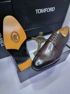 Tomford Brown and Black Lace Up Shoe