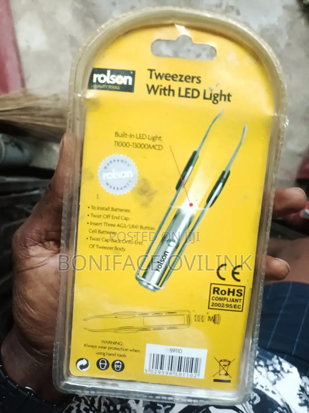 Rolson Tweezers With Led Light