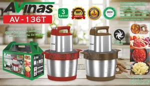 Avinas 6l Yam Pounder, 3800watts With Double Layers 6blades