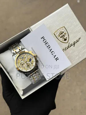 Poedagar Quality Chronograph for-Men-Fully-Packaged-Box