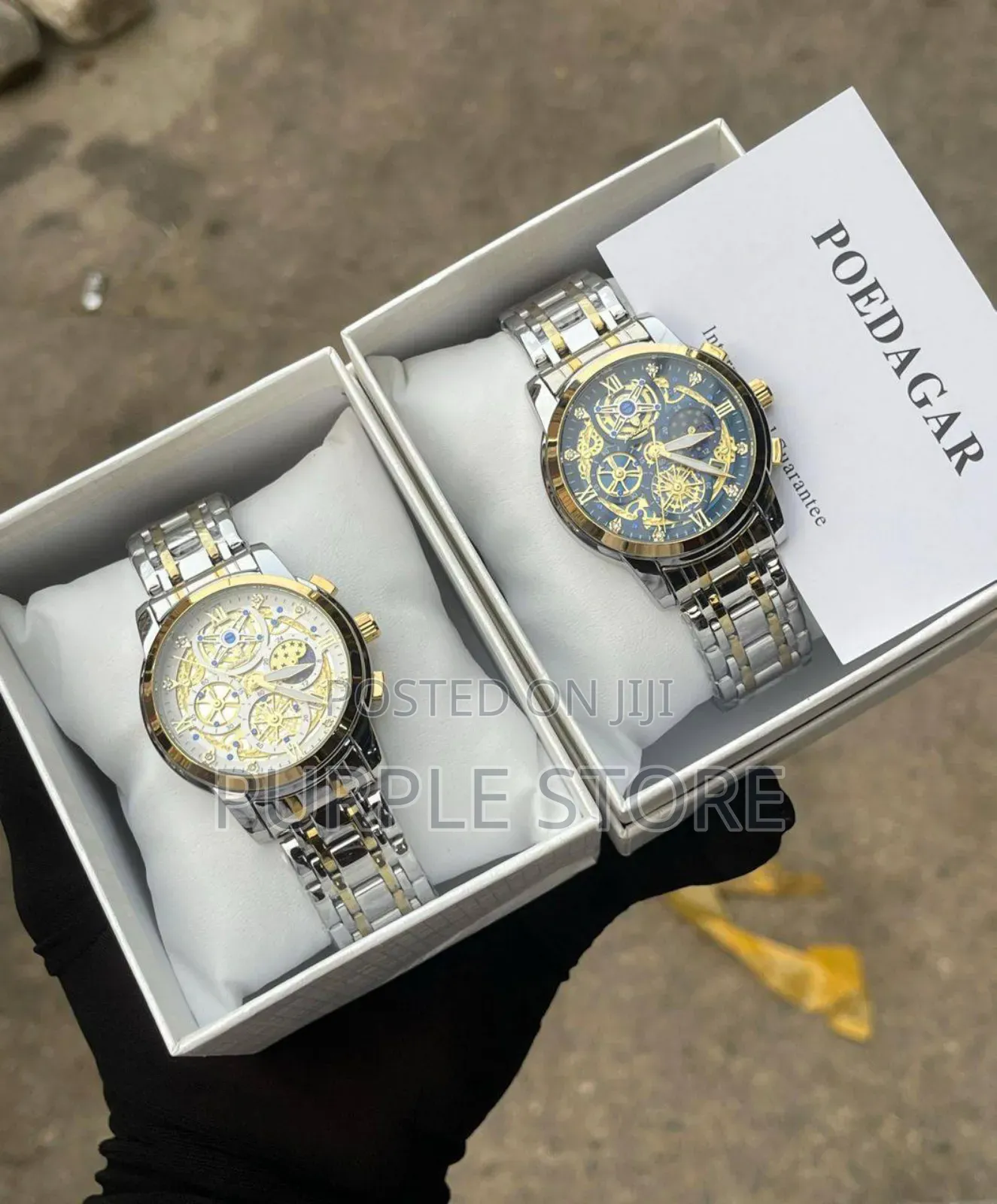 Poedagar Quality Chronograph for-Men-Fully-Packaged-Box
