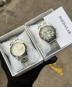 Poedagar Quality Chronograph for-Men-Fully-Packaged-Box