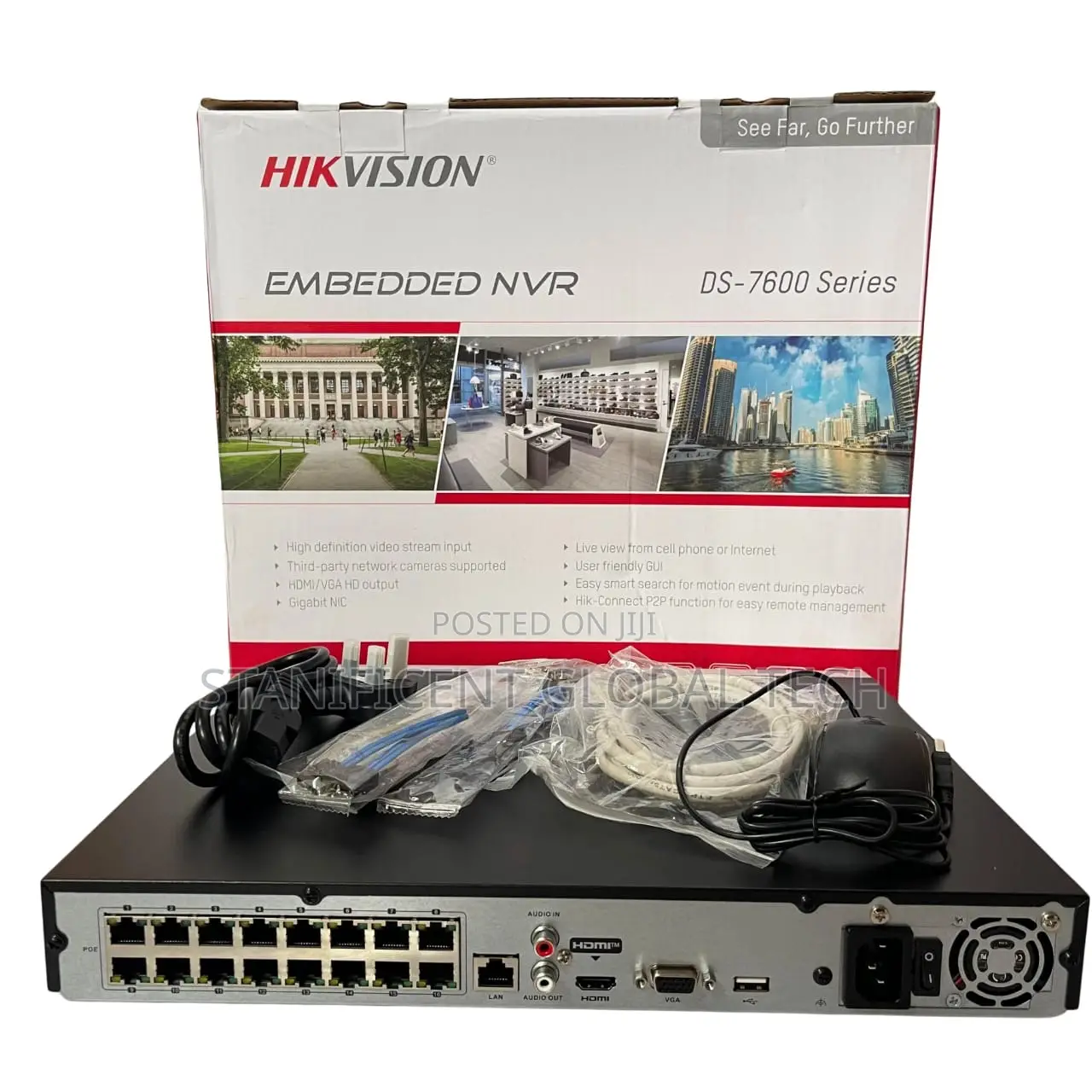 Hikvision 16ch Nvr (With Poe)