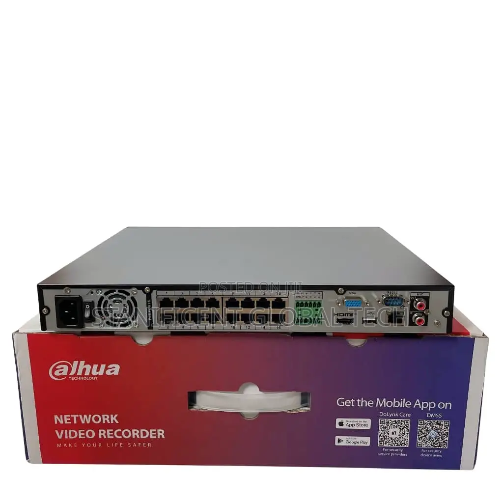 Dahua 16ch Audio Nvr (With Poe)
