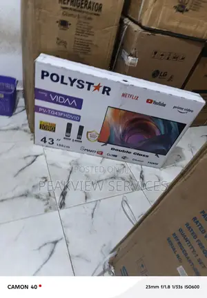 Budget Friendly Polystar 43inches Smart Tv(Pv-Tg43fhdvid)