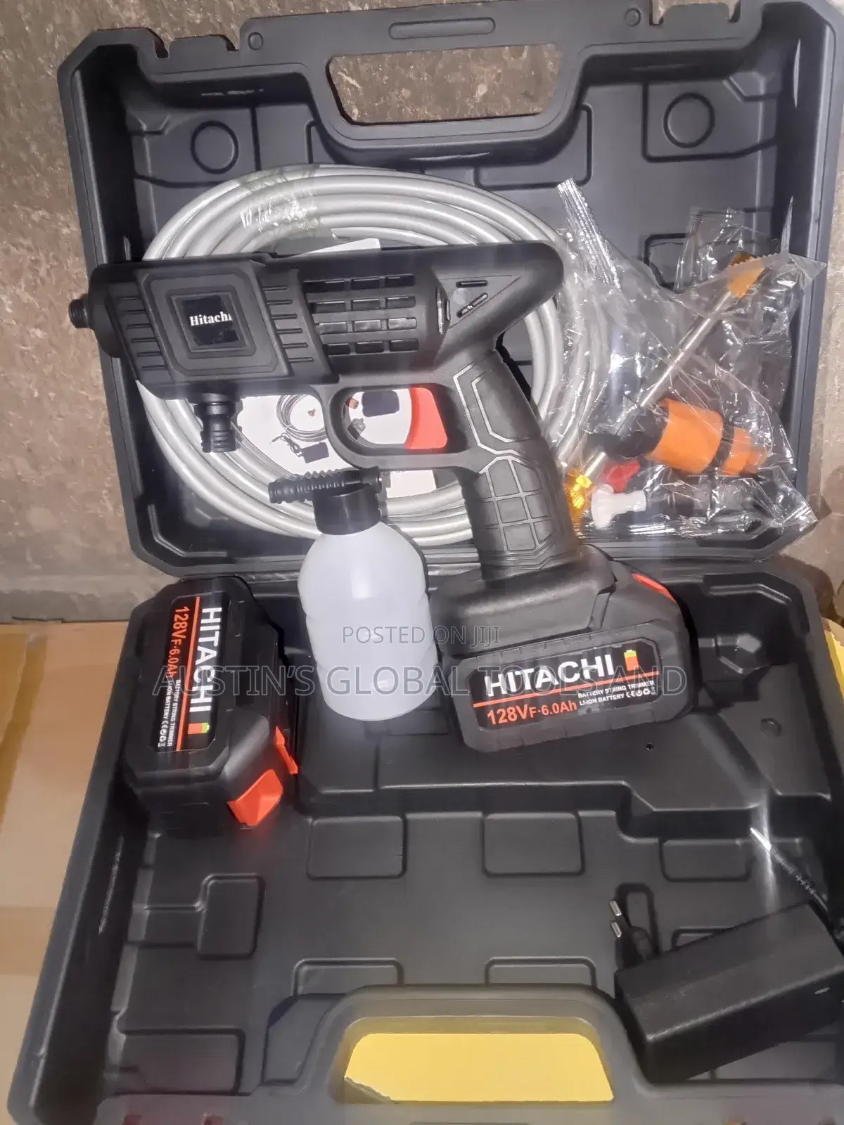 Hitachi Cordless and Battery Pressure Washer