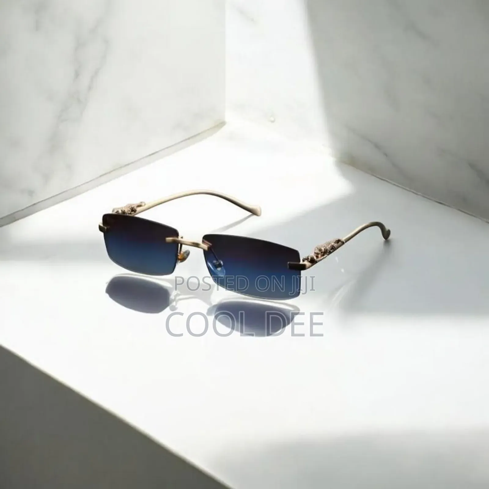 Designer Gold Glasses Dark and Clear Variant