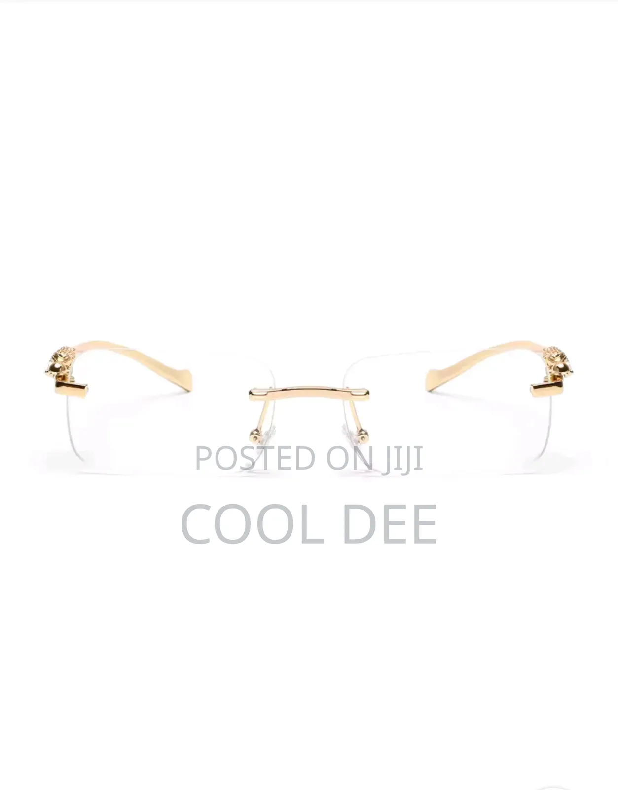 Designer Gold Glasses Dark and Clear Variant