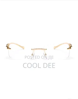 Designer Gold Glasses Dark and Clear Variant