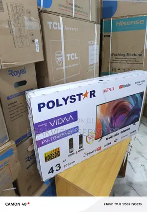 Polystar 43′′ Smart Tv – Pv-Tg43fhdvid, Hd Graphics