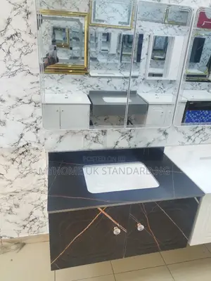 Original England Cabinet With Mirror Light and Shelve