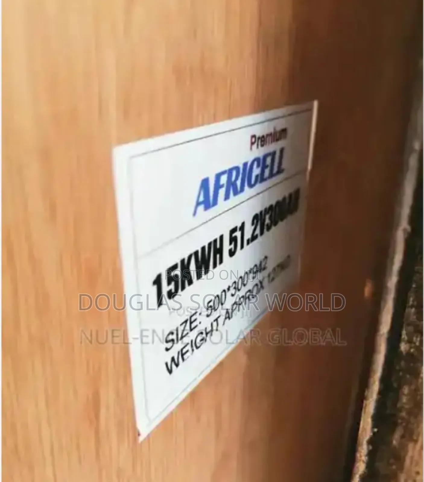 Aficell Solar Lithium Battery 15kwh