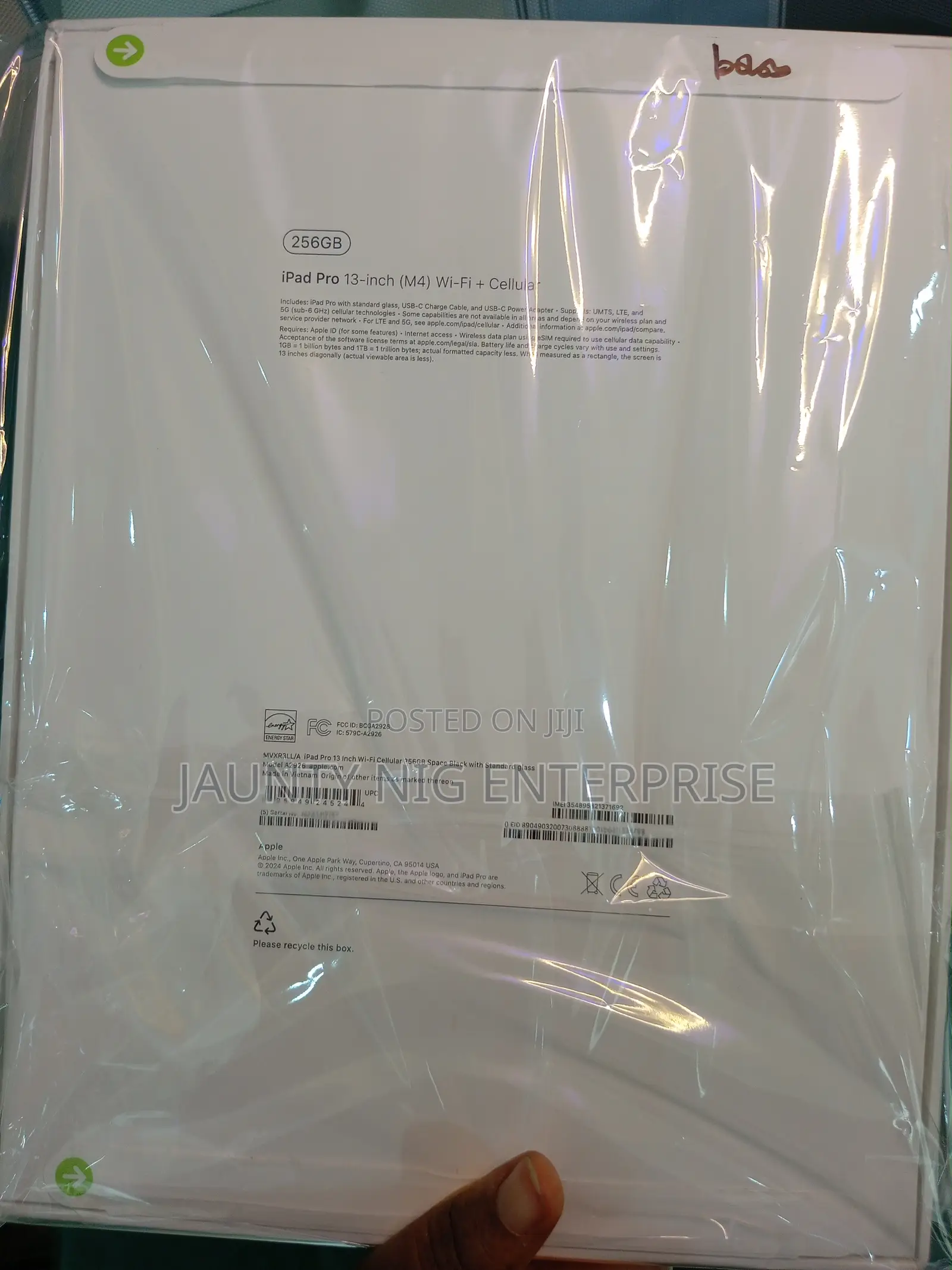 New Apple iPad Pro 13 (2024) 256 GB Black