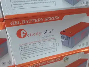 “200ah Gel Solar Battery – 12 v Felicity Deep‐Cycle Power”