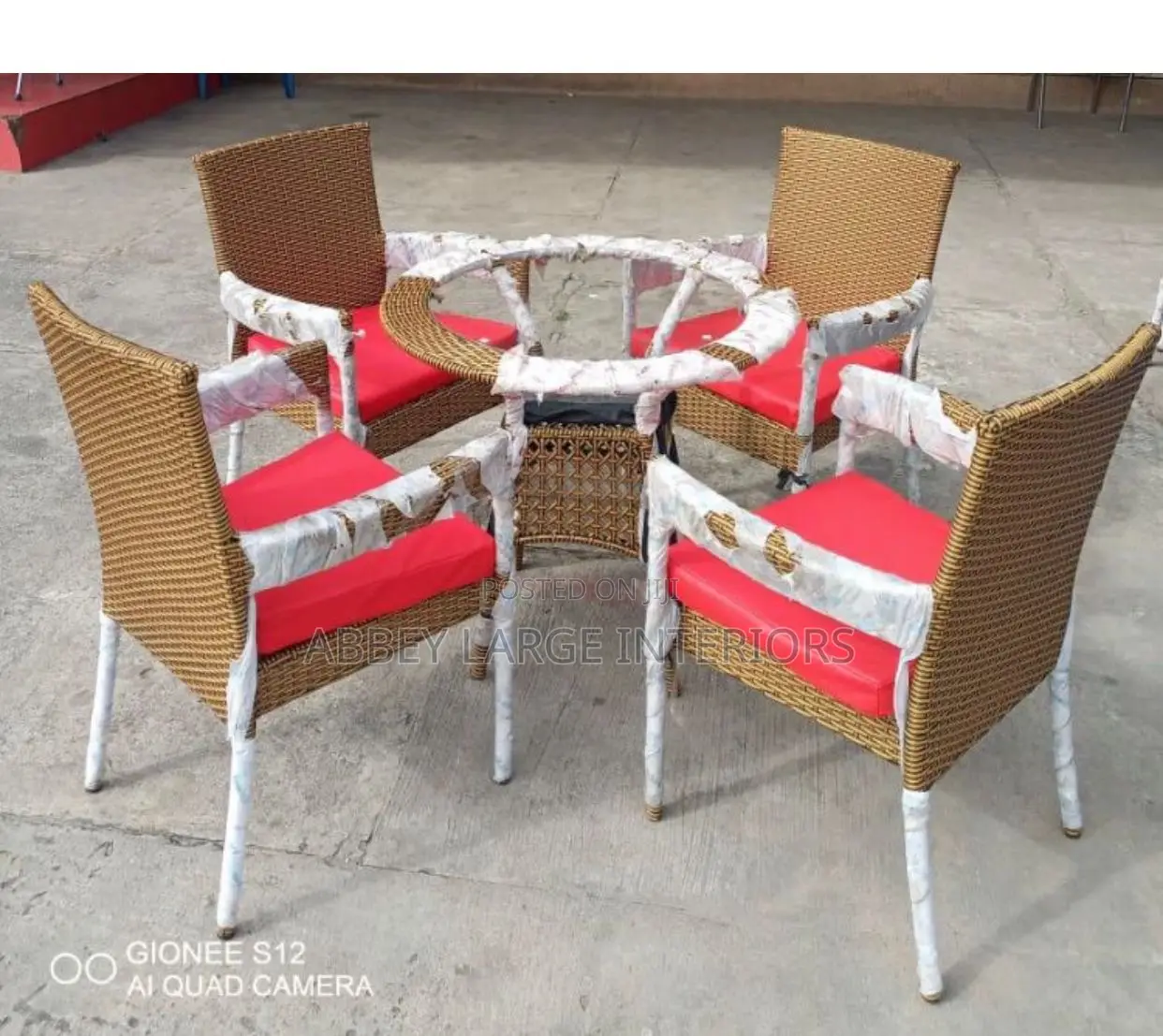 Set of Table and (4) Seats