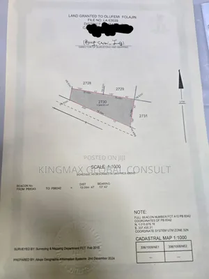Residential Land for Sale in Maitama: Size: 1548.83sqm