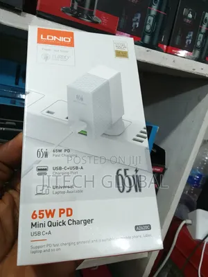 Ldnio Fast-portable Double Usb 65w Wall Charger