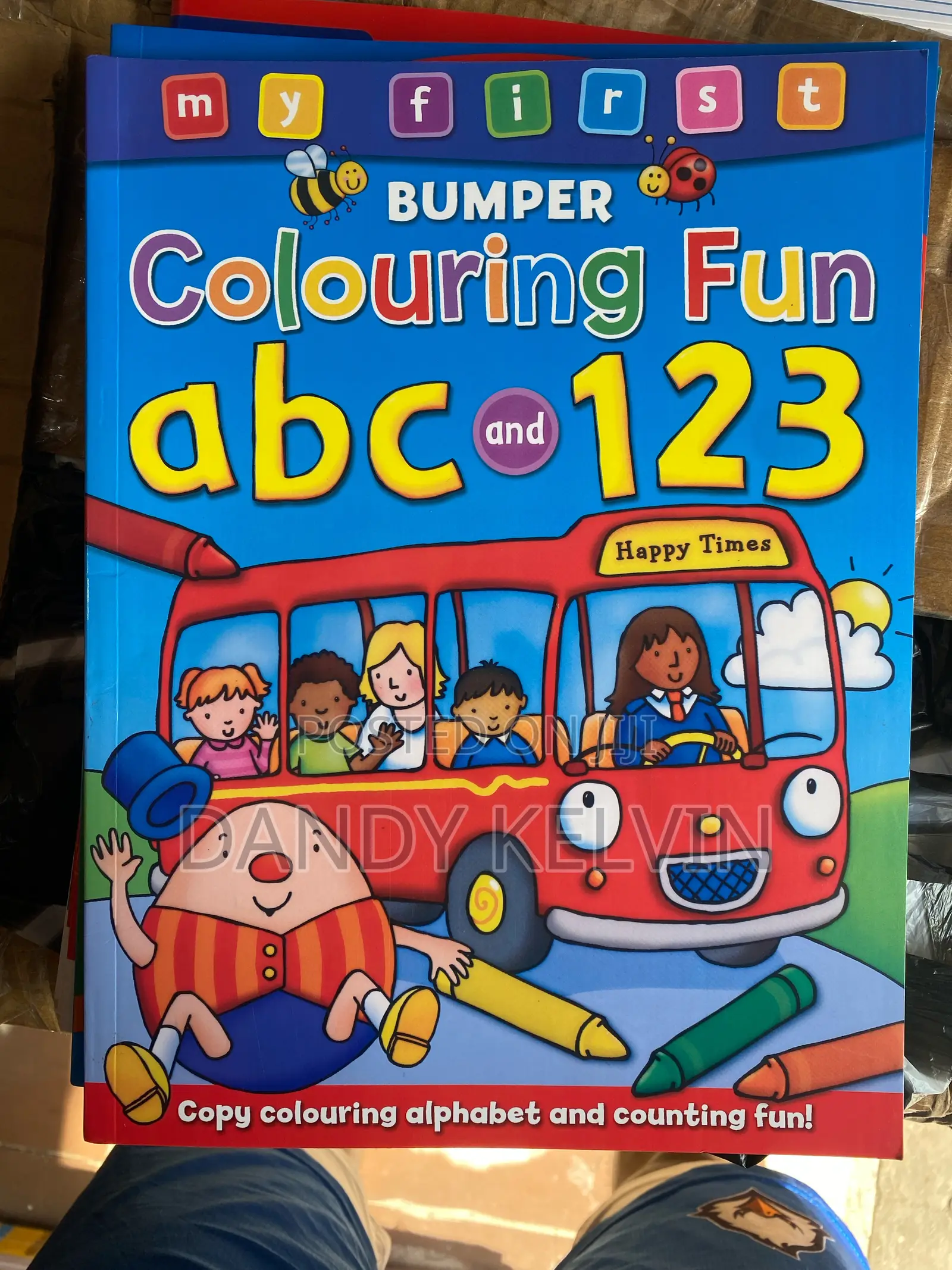 Bumper Colouring Abc 123