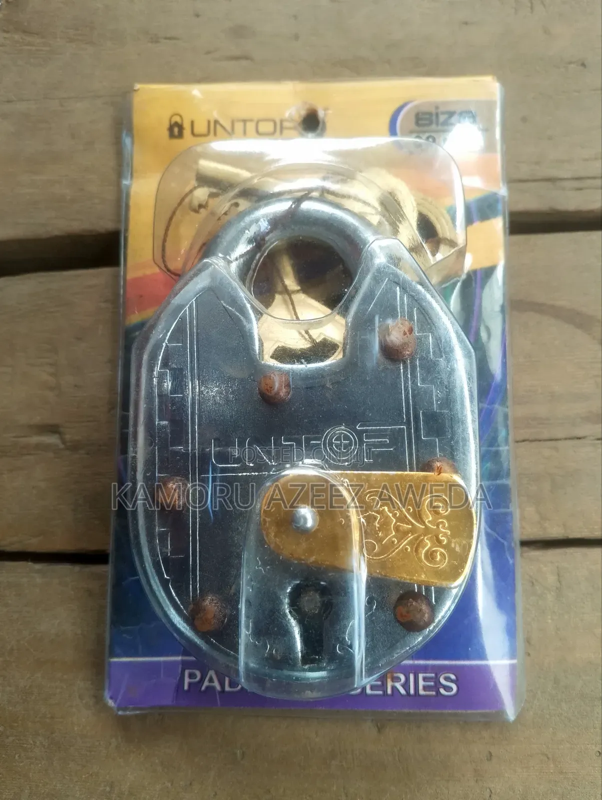 Untop Padlock 90mm