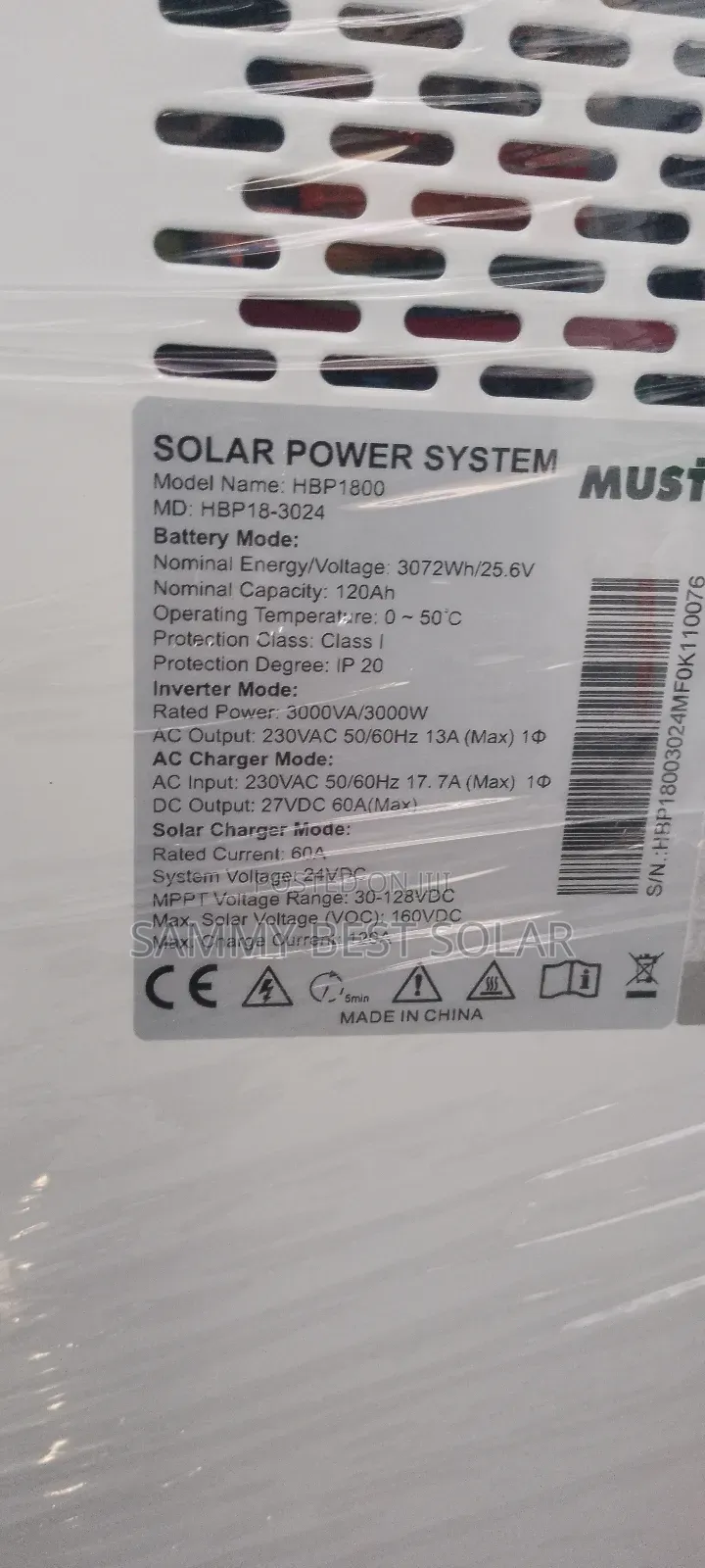 Must Solar Generator 3000watts/3kwh