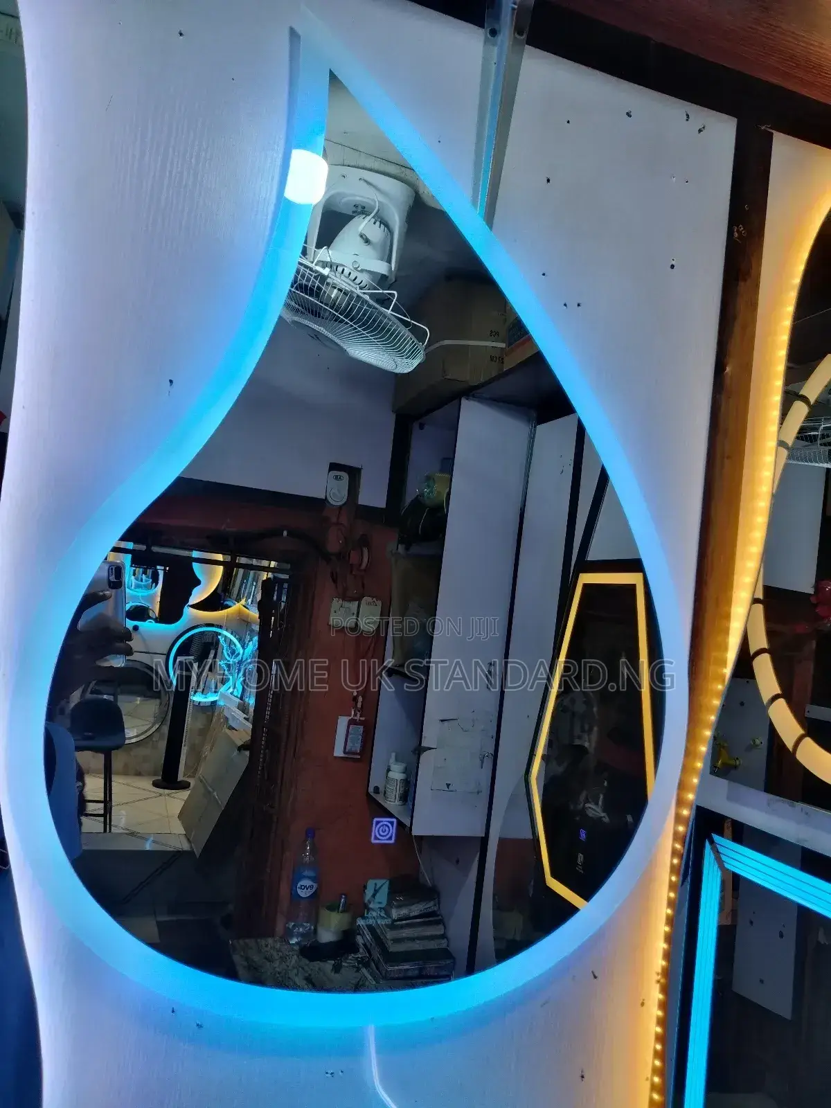 Luxury Led Mirror With Light (Water Drop )