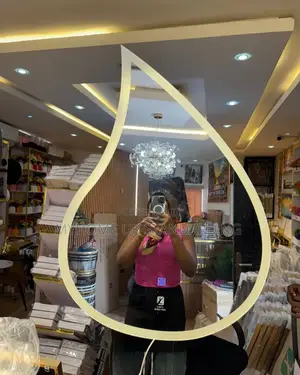 Luxury Led Mirror With Light (Water Drop )