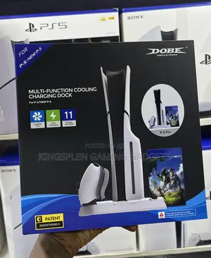 Multi-Functional Cooling Charging Dock for Ps5