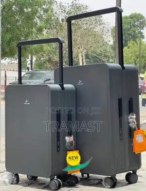 Durable 2 Set Hard Rubber Travel Luggage