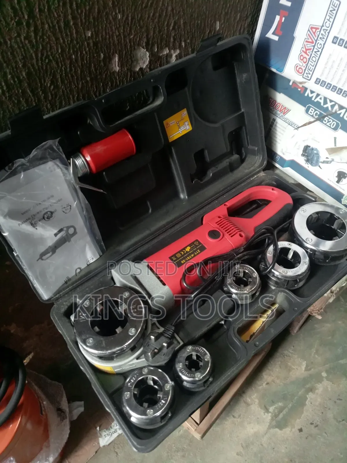 Electric Pipe Threader Machine