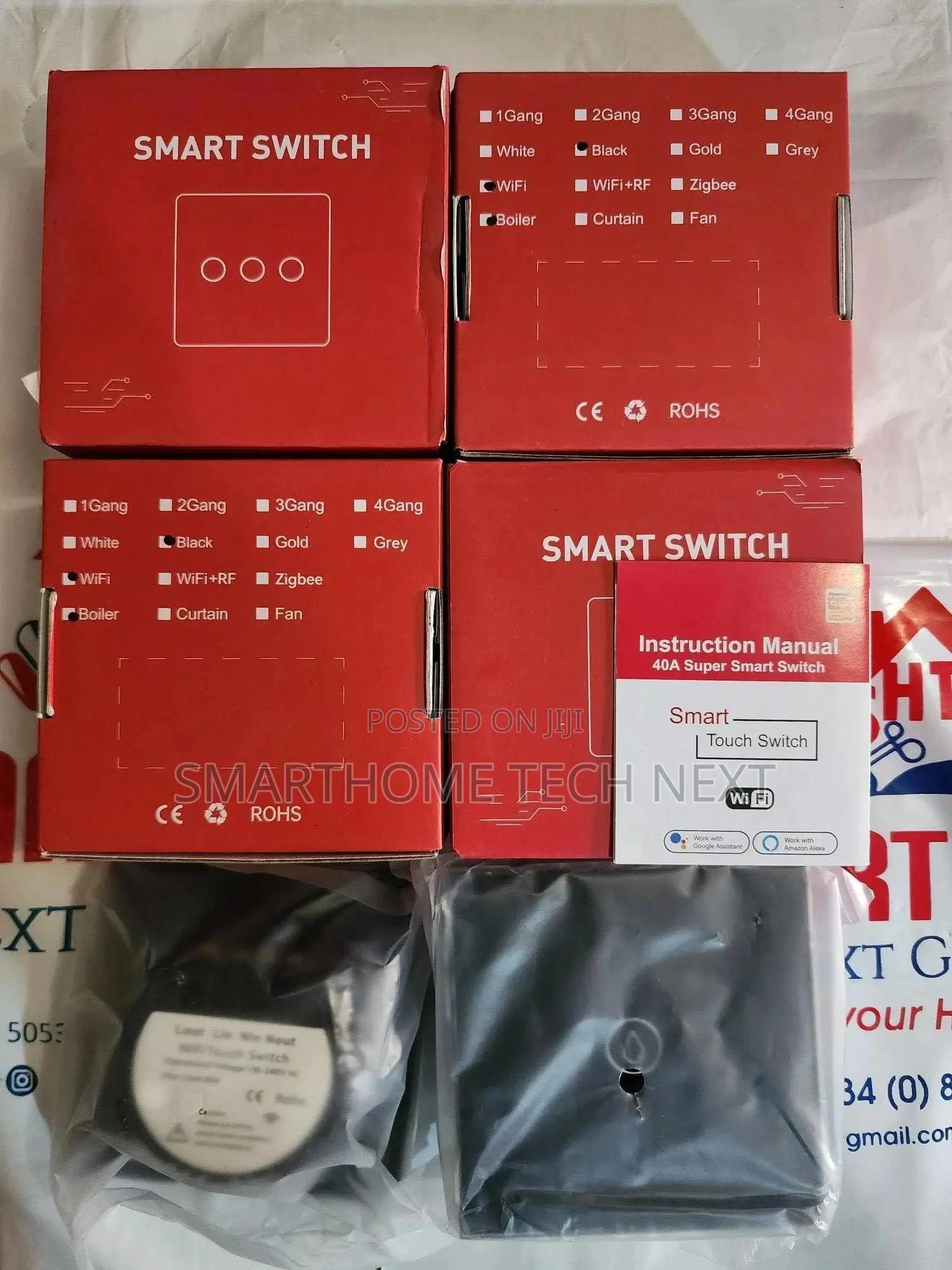 Smart Water Heater Ac Switch – 40a – Black