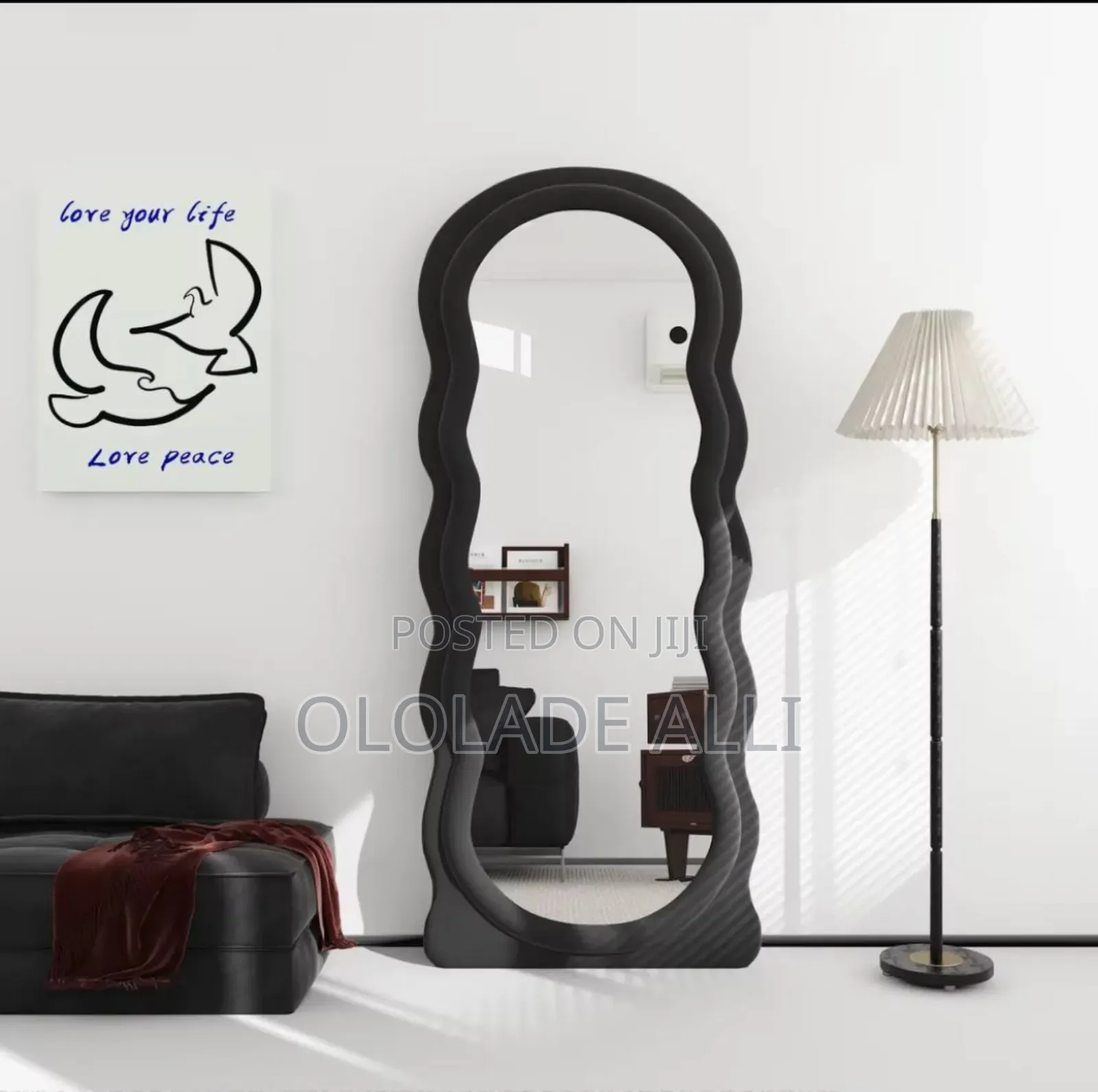 Full Length Wavy Mirror