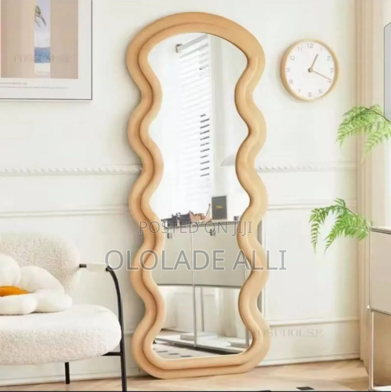 Full Length Wavy Mirror
