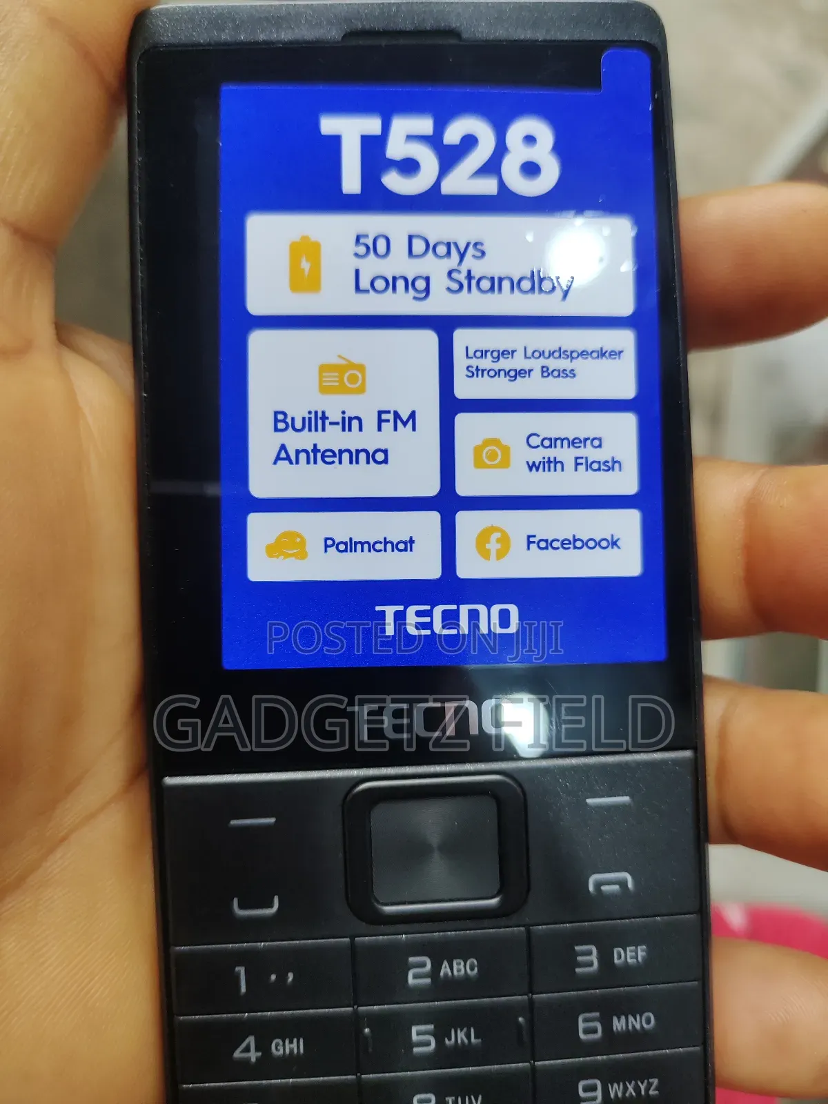 New Tecno T528 Black