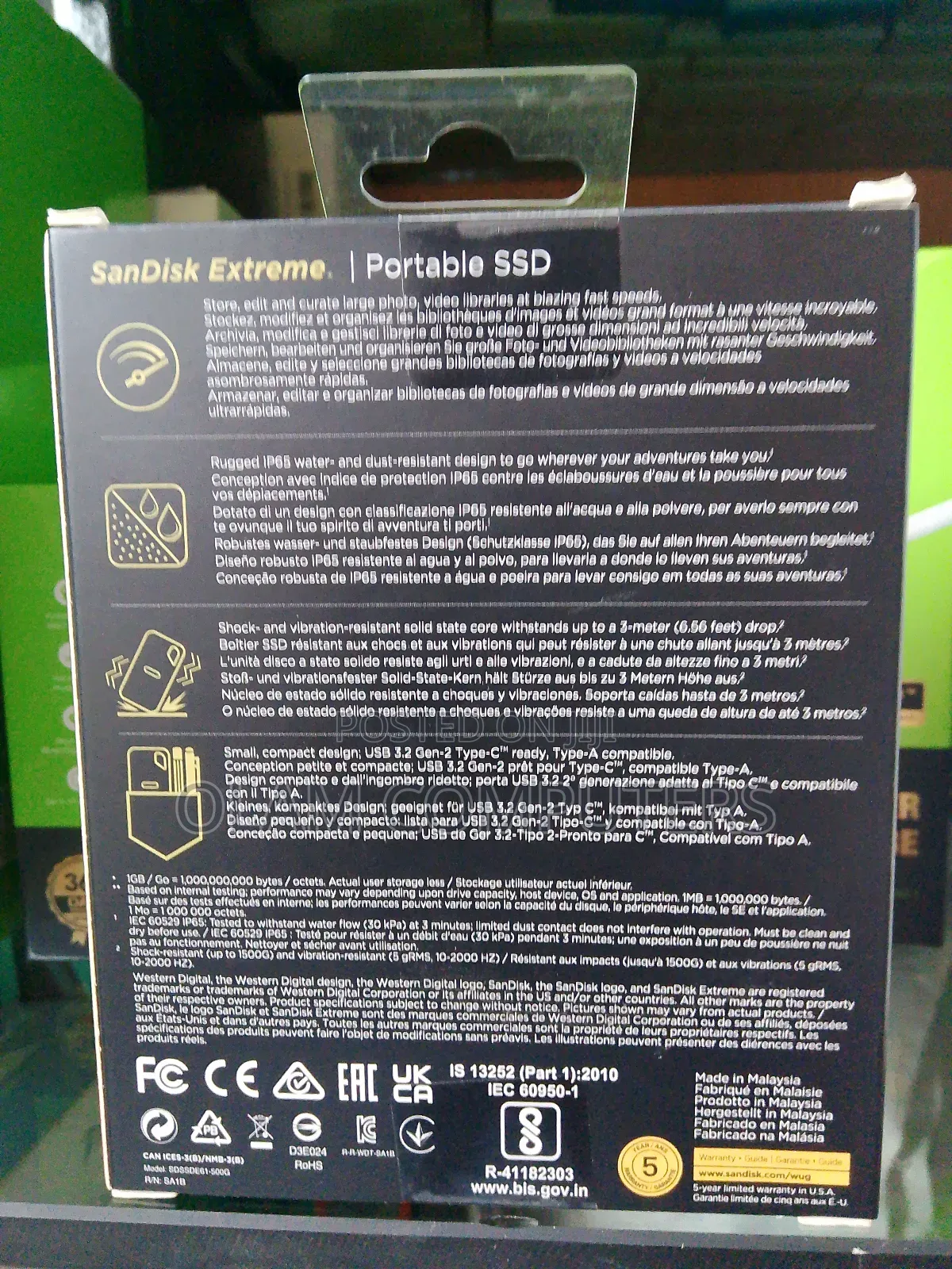Sandisk Portable 500gb SSD