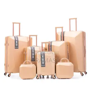 5-piece Hard Rubber Luggage Set + 2 Free Travel Kits