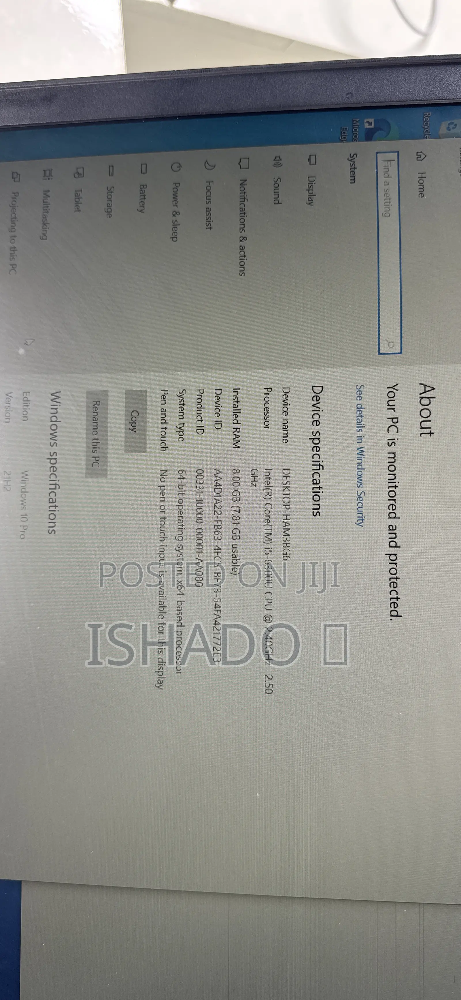Laptop Dell Latitude E5570 8GB Intel Core I5 SSD 256GB
