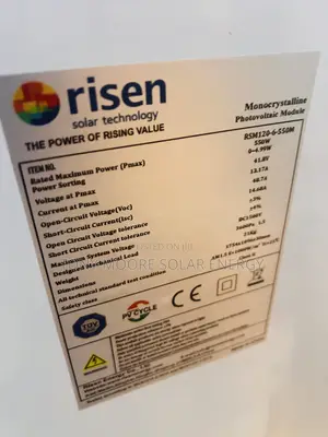 550w All Black Solar Panel